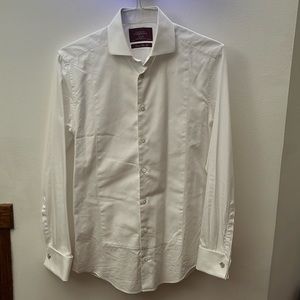 Charles Tyrwhitt White Marcella Bib Tuxedo Shirt